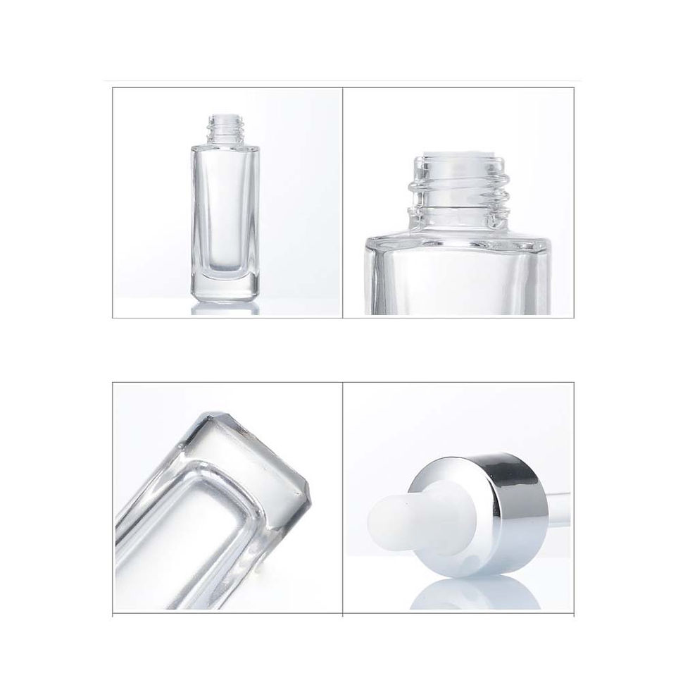 Thumbnail: Transparent Quadrilateral Essential Oil Bottle
