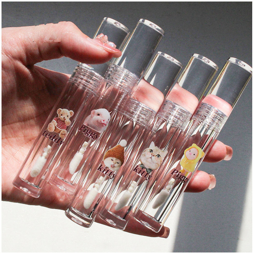 Thumbnail: 3.5 ml Round Fully Transparent Lip Glaze Tube