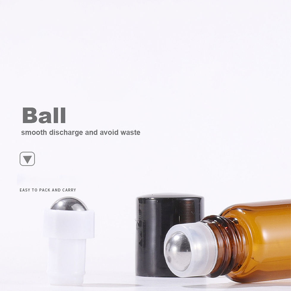 Thumbnail: 1ml/ 2ml/ 3ml/ 5ml Roll-On Brown Essential Oil Bottle