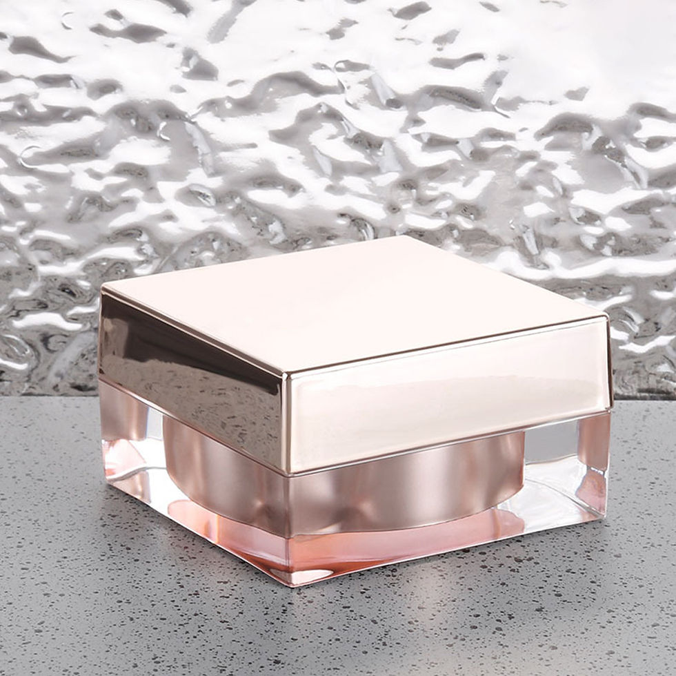 Thumbnail: 15g,30g & 50g Acrylic Square Cream Bottle
