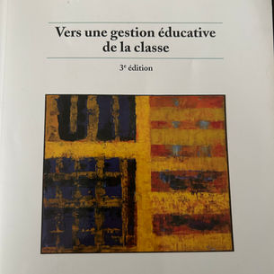 Vers une gestion éducative de la classe 3e édition
Description