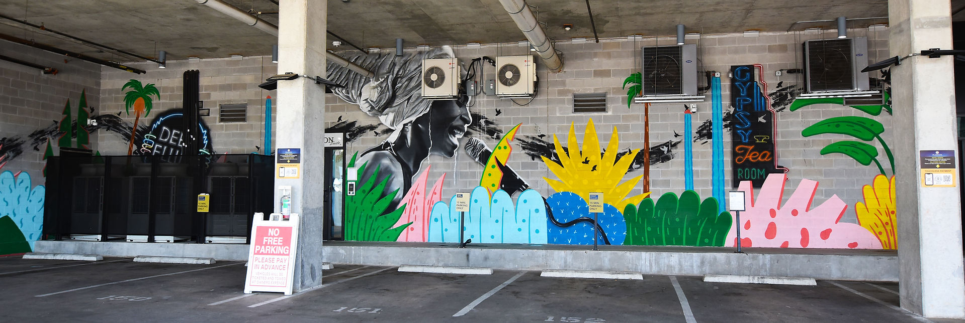 Indie Deep Ellum Parking Garage Mural