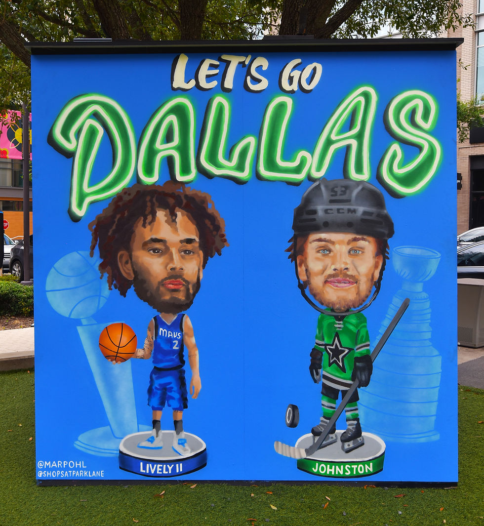 Bobblehead Mural