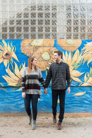 Starry Night Sunflower Mural