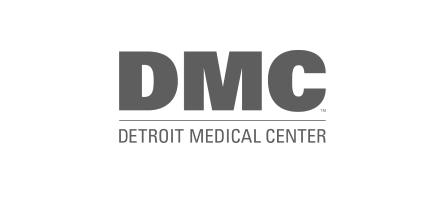 DMC logo, gray color