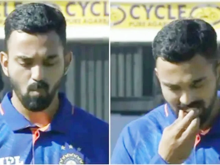 केएल राहुल के हावभाव ने जीता फैंस का दिल, राष्ट्रगान से पहले किया कुछ ऐसा