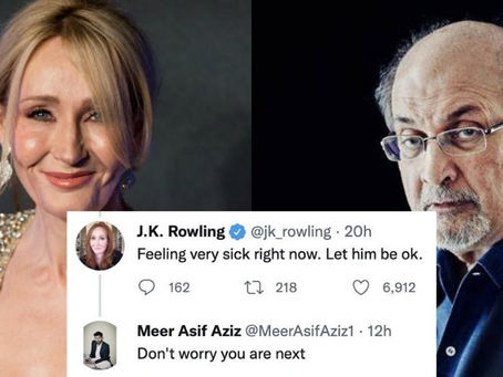 'अगला नंबर तुम्हारा' अब हैरी पॉटर के लेखक को धमकाया, रुश्दी का समर्थन किया था