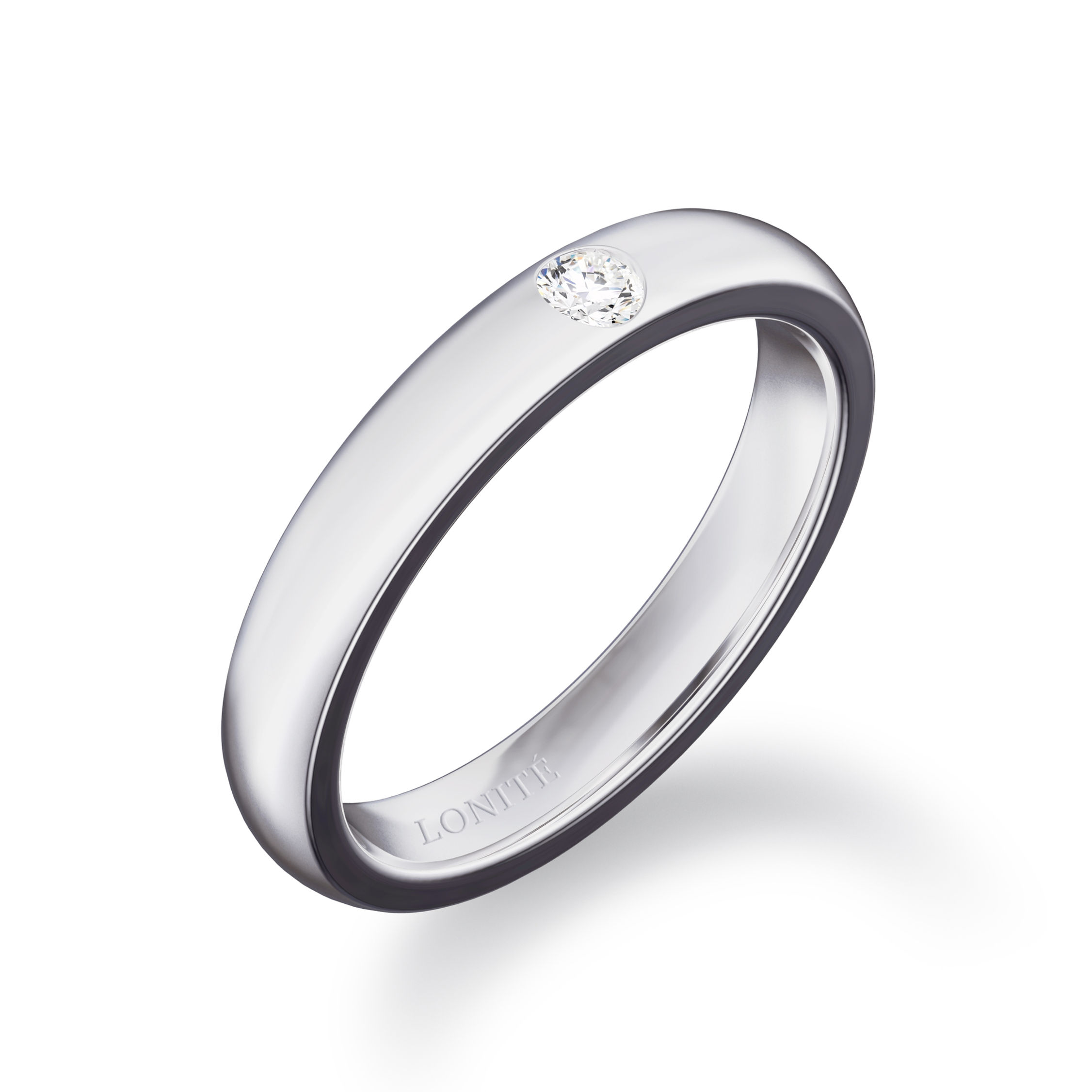 Solitär-Diamant-Zigeunerring