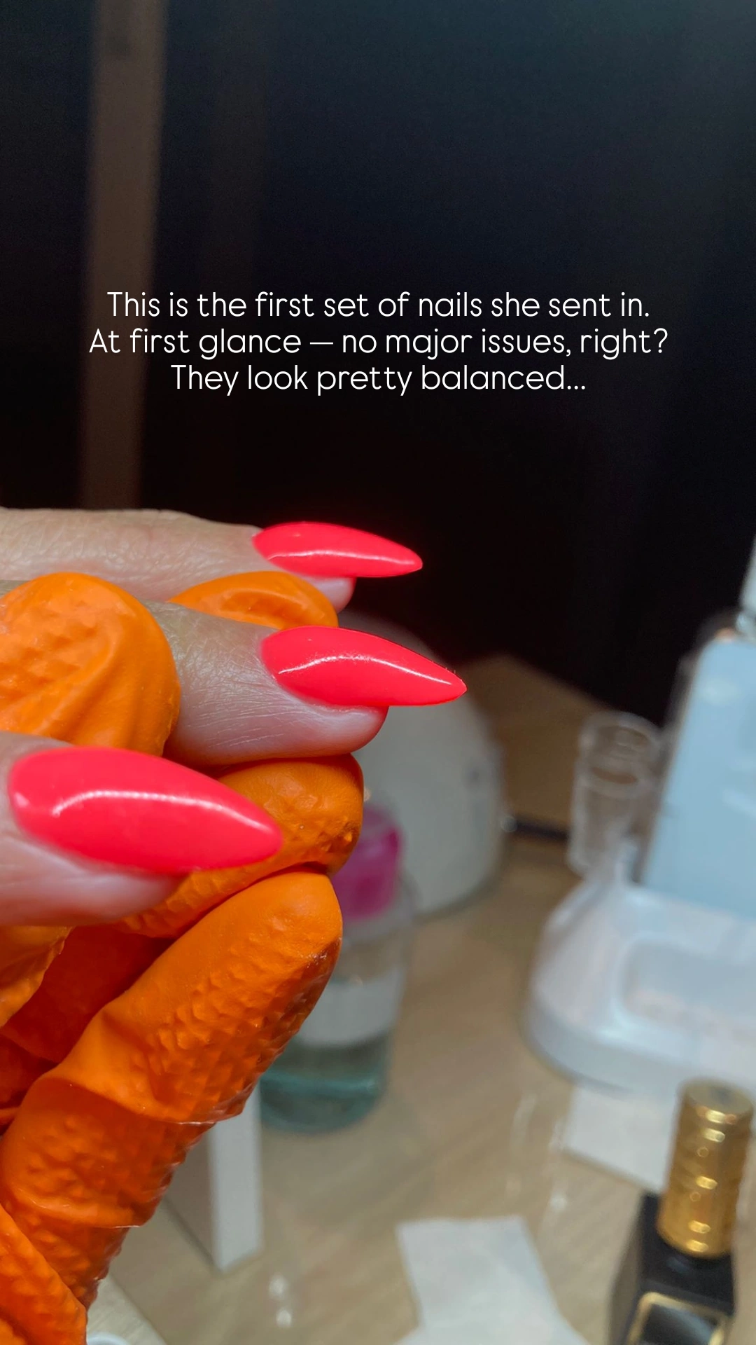 Nails before training first sight