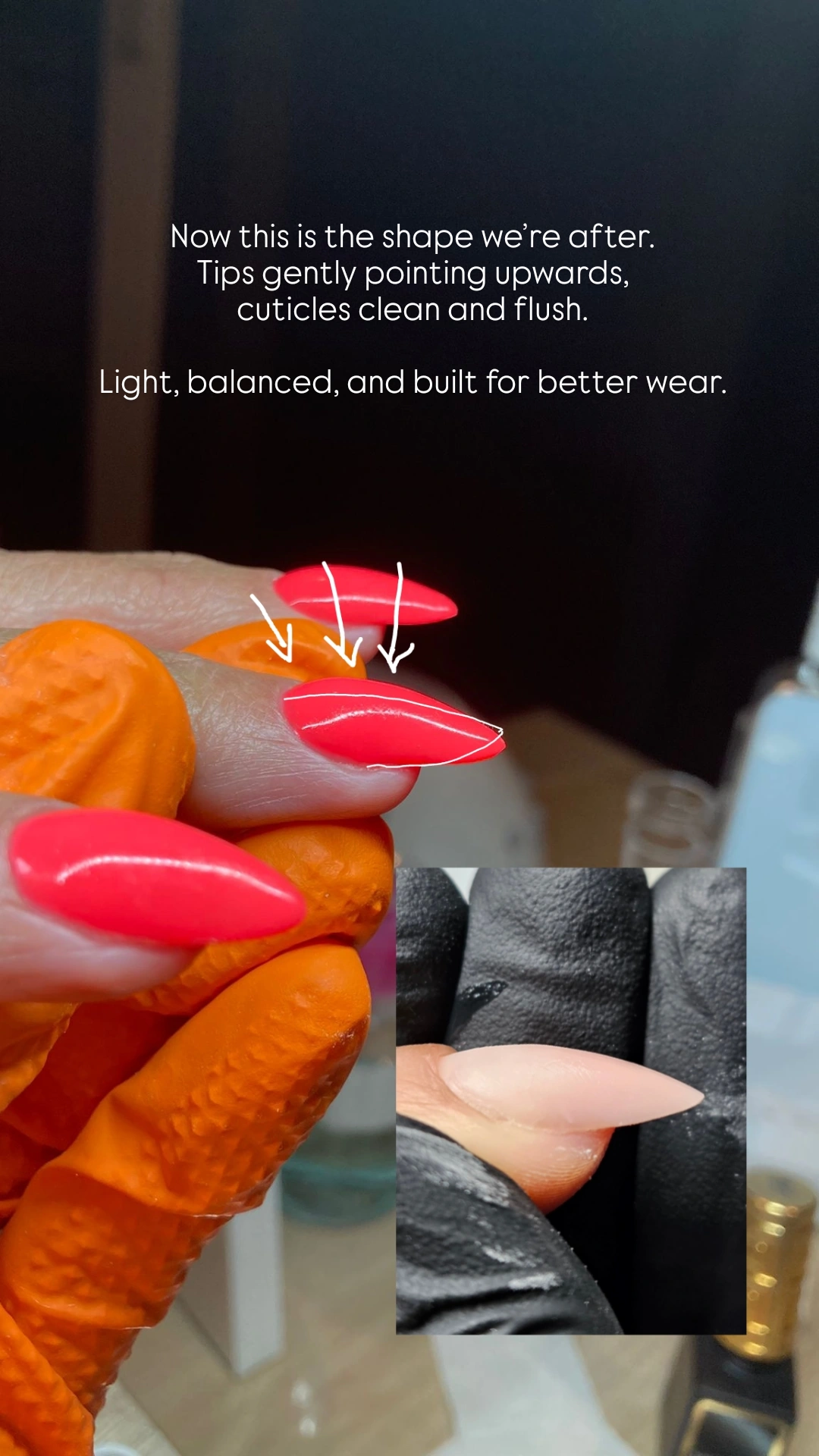 nail shape explained & how it should look
