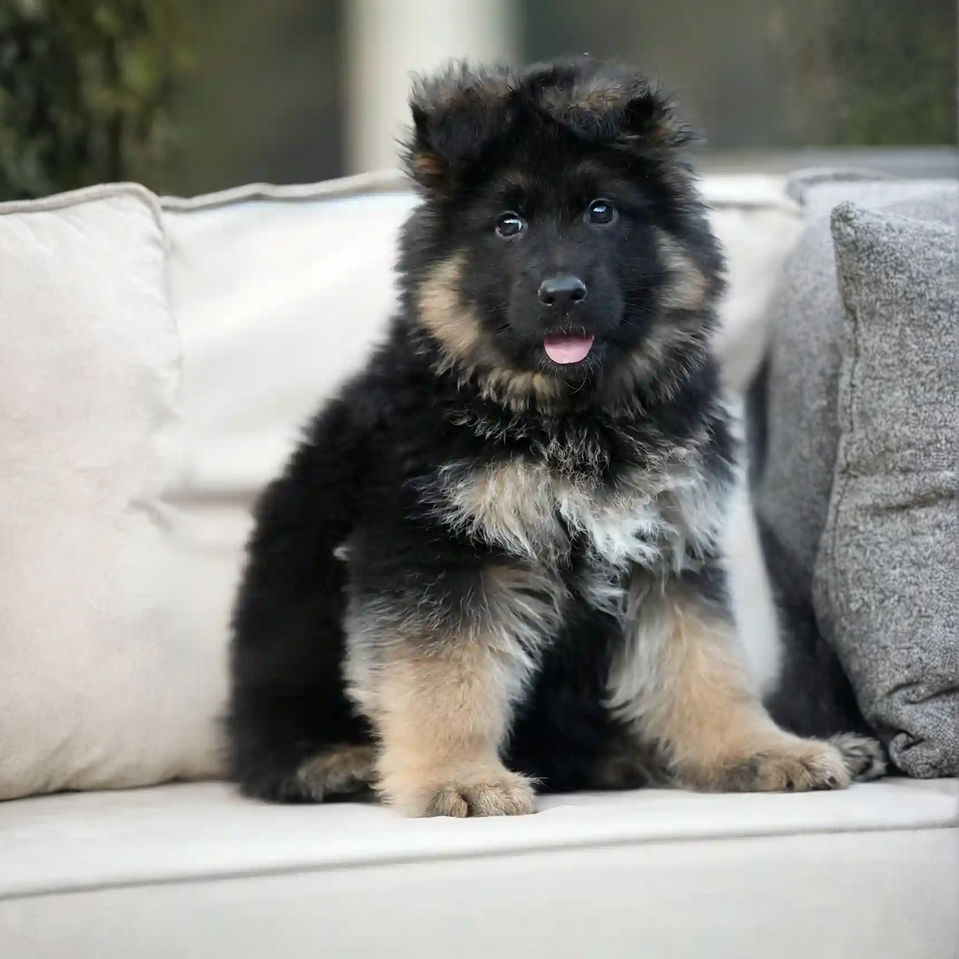 Black and Tan German Shepherd Puppy