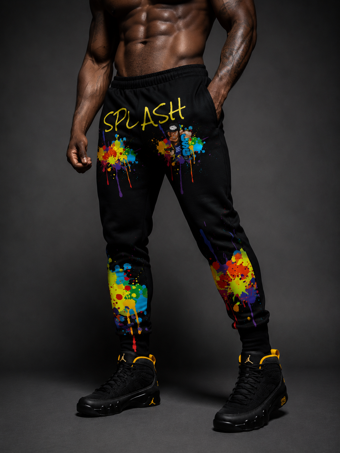 GSG SPLASH All-Over Print Recycled Men’s Joggers