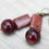 Thumbnail: Burgundy Stone Earring