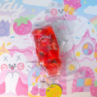 Chiboki Glass Strawberry Jam Toothpaste Stress Squishy