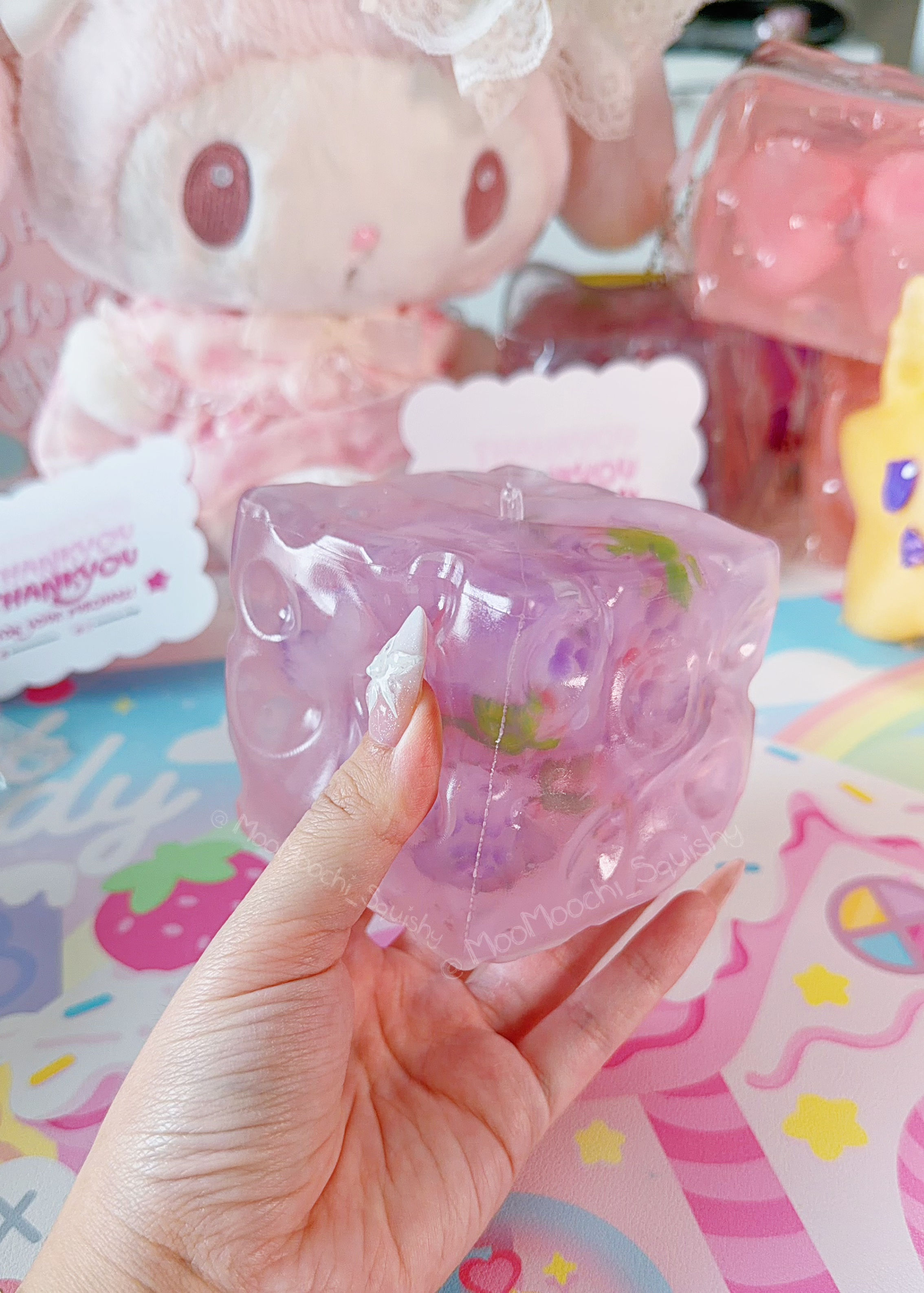 !NEW! Chiboki Pink Grape Cheese Squishy