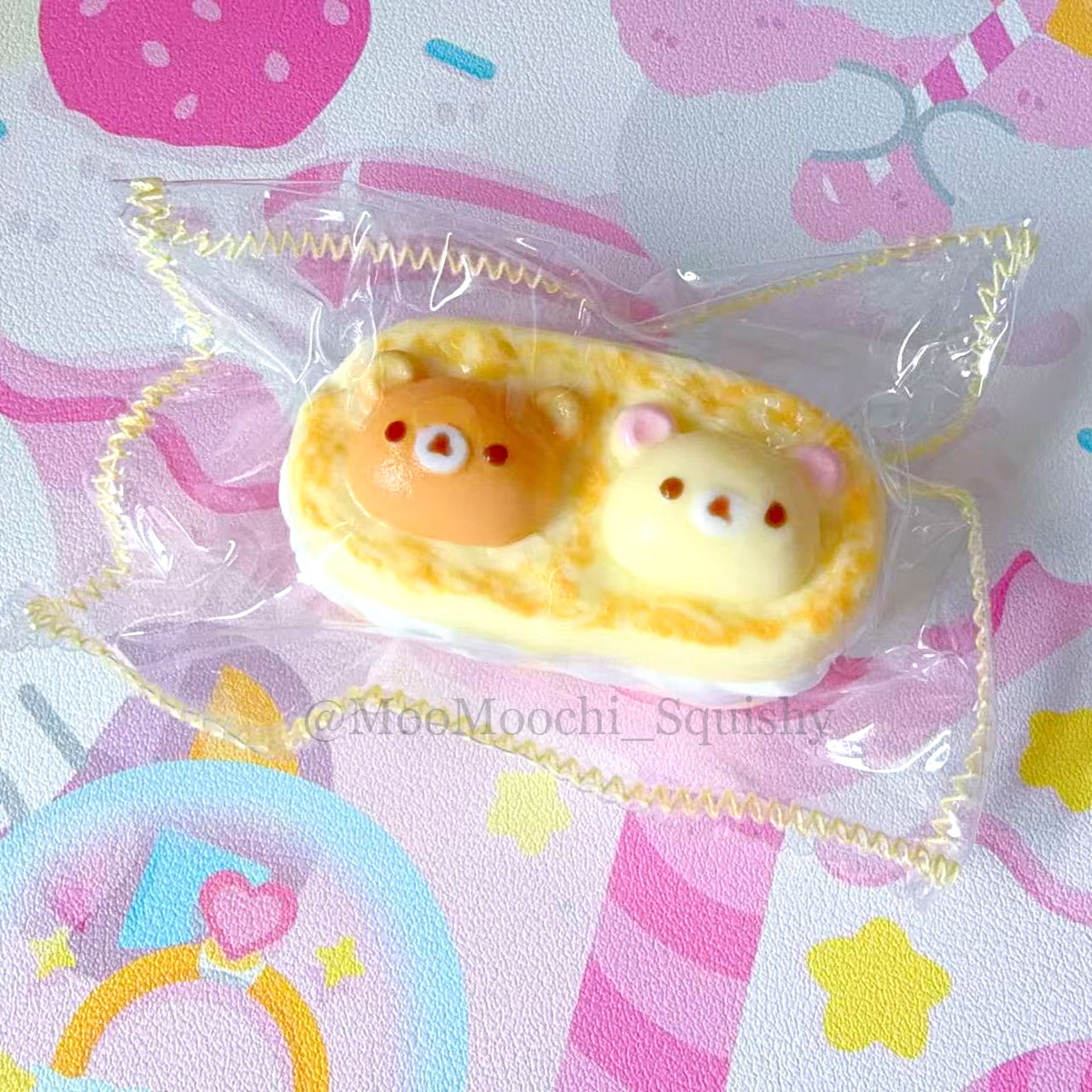 Sunny Bear Toast Taba Squishy