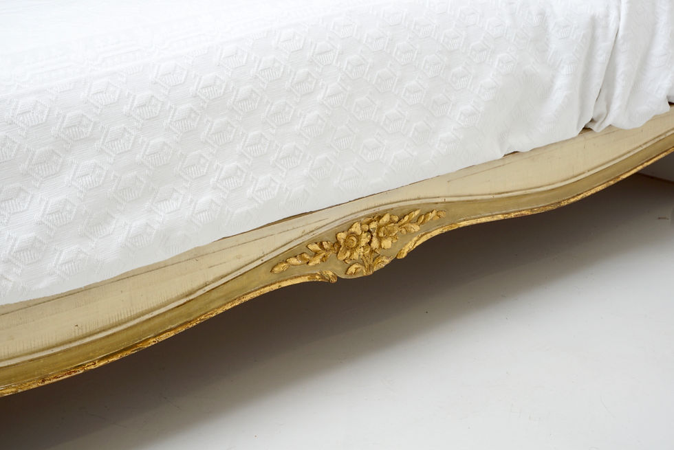Thumbnail: French Gilded Corbeille End Bed