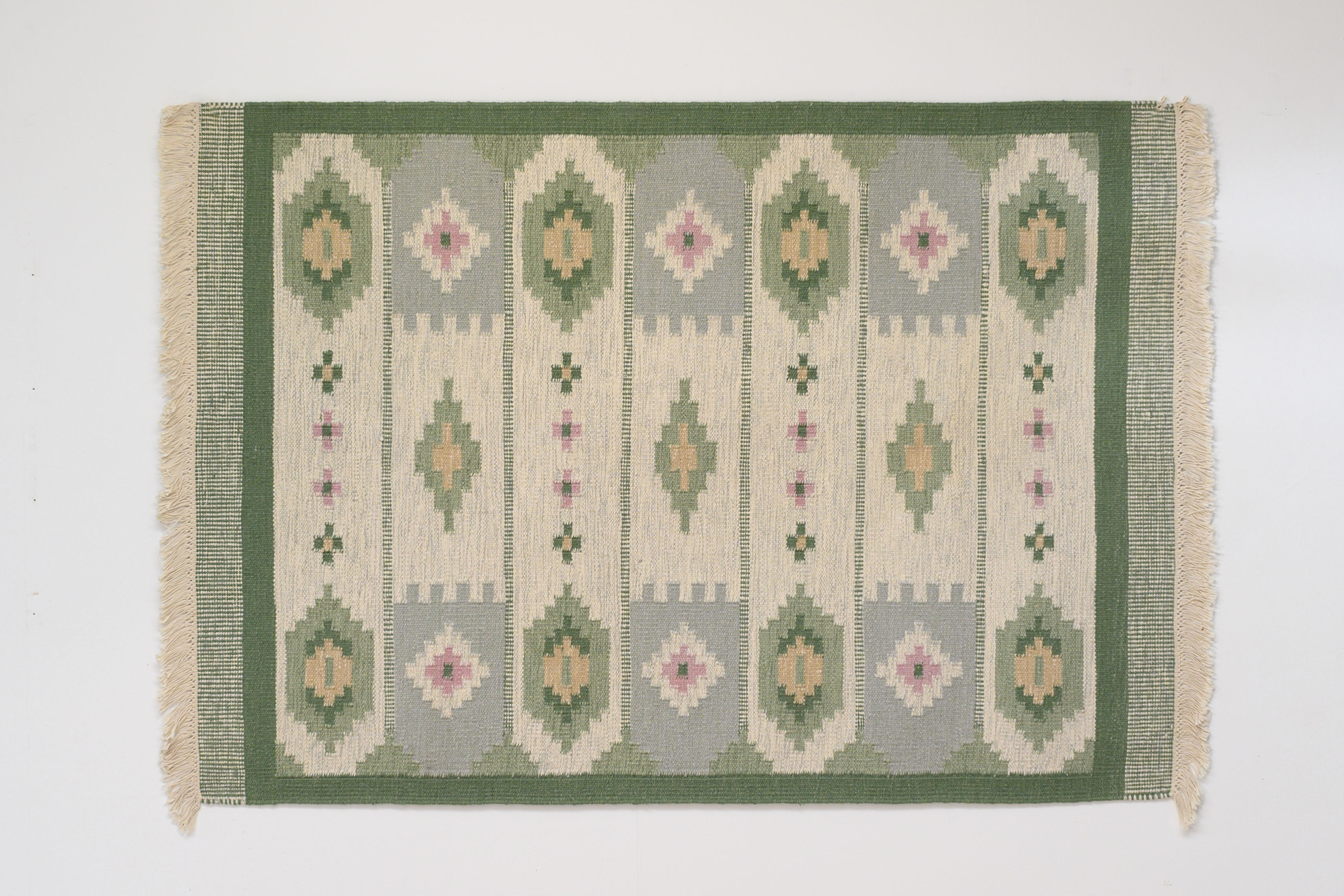 Mid-Century Swedish Flatweave Rug