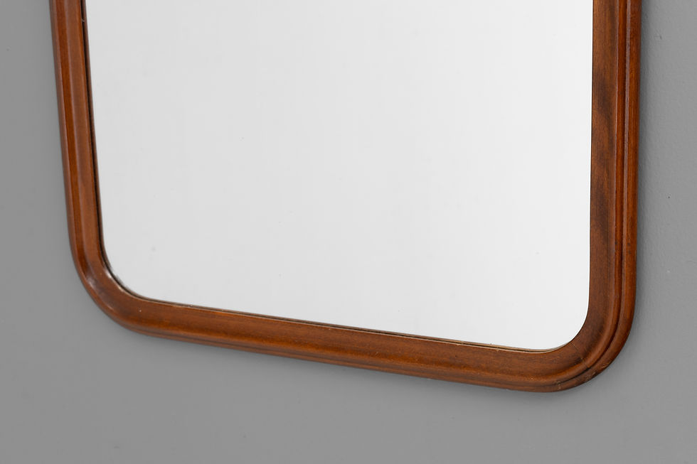Thumbnail: Danish Teak Framed Mirror