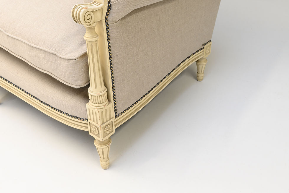 Thumbnail: Painted French Settee