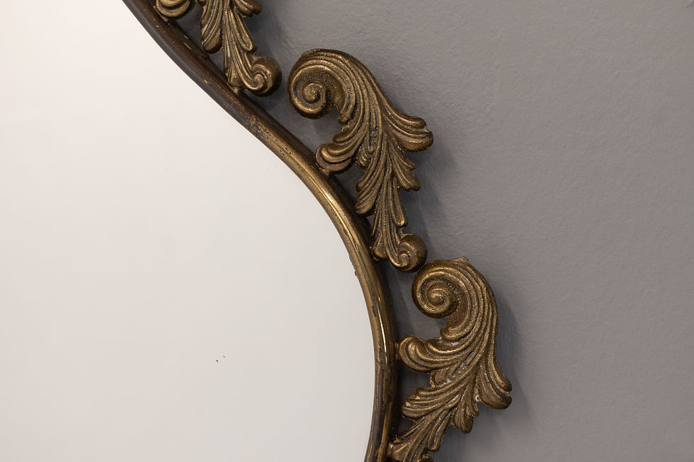 Thumbnail: Brass Framed Mirror