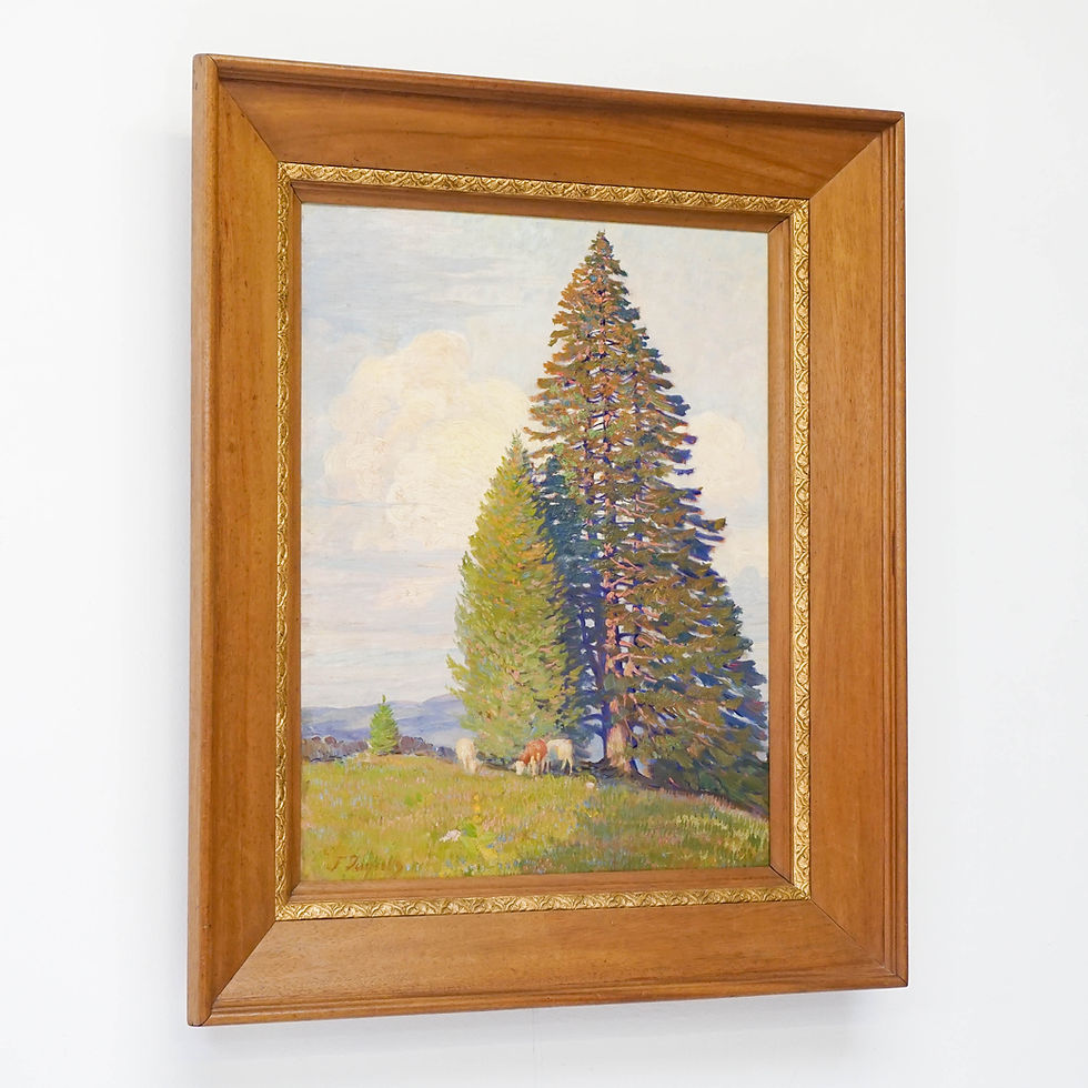 Thumbnail: Swiss Impressionist Landscape by Francois Jacques