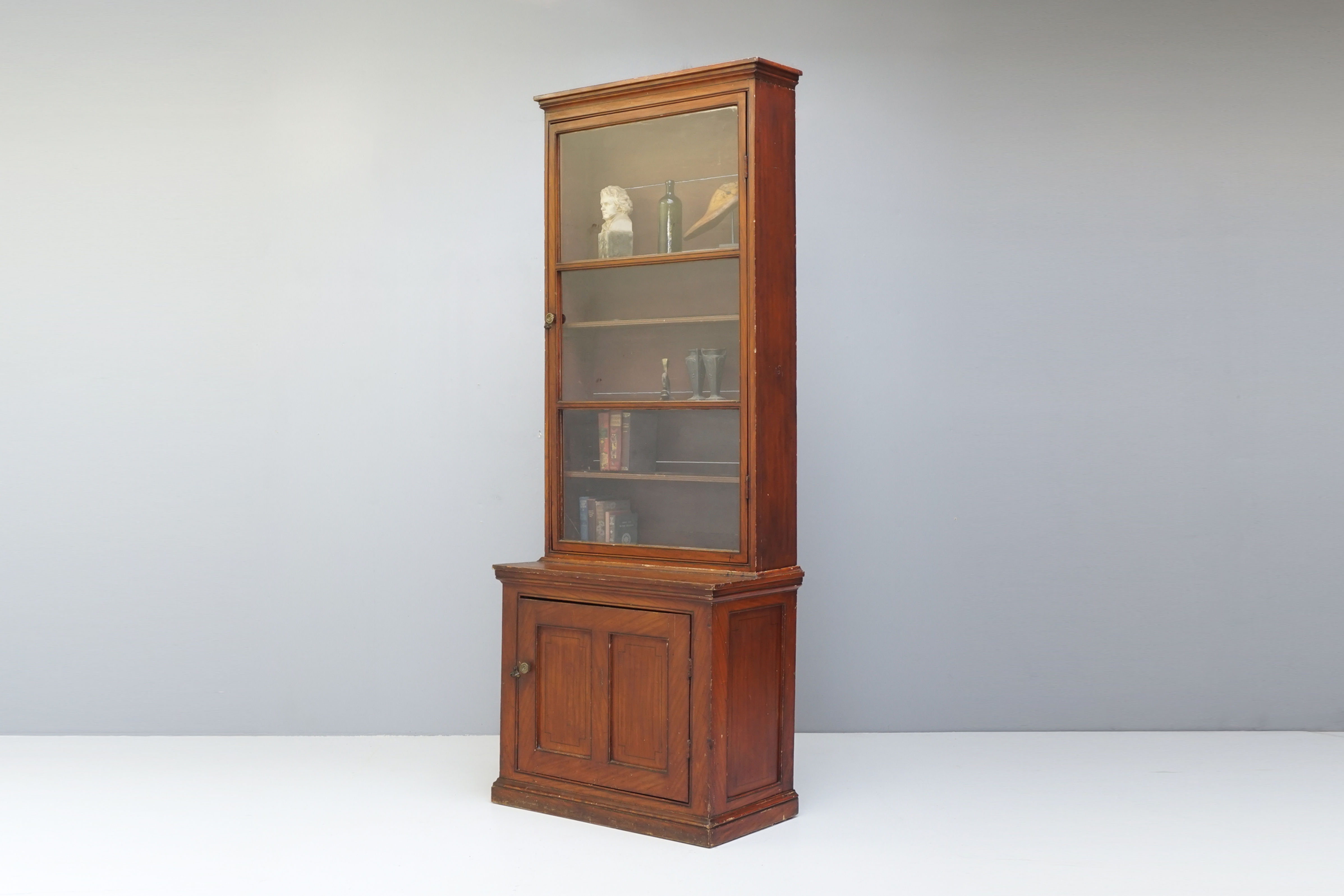 Cupboard and bookcase