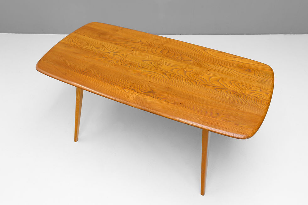 Thumbnail: Ercol Plank Dining Table