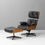 Thumbnail: Mid Century Modern Vintage Eames Style Lounge Chair and Ottoman by Selig