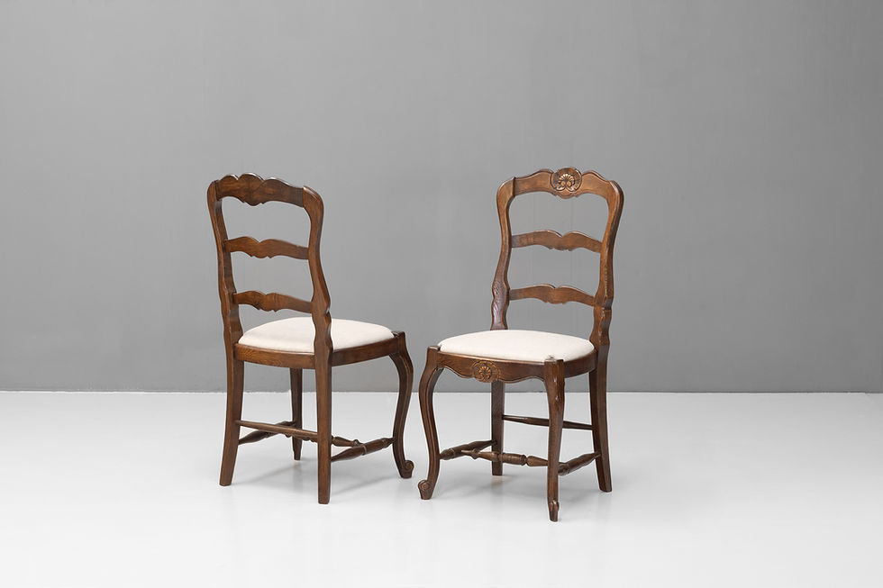 Thumbnail: Set of Six Cafe Chairs