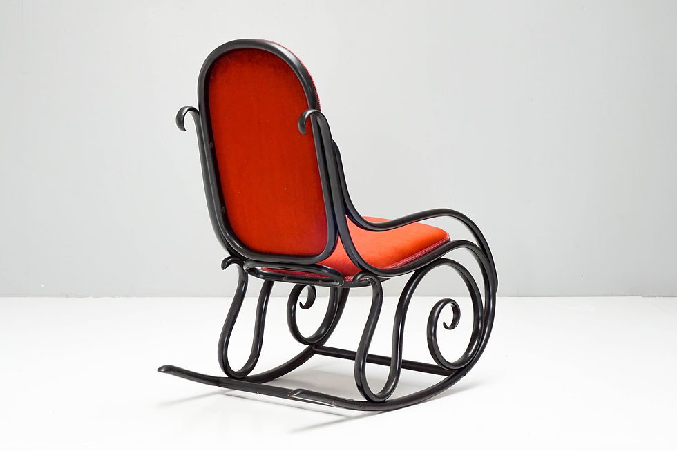 Thumbnail: Ebonised Rocking Chair