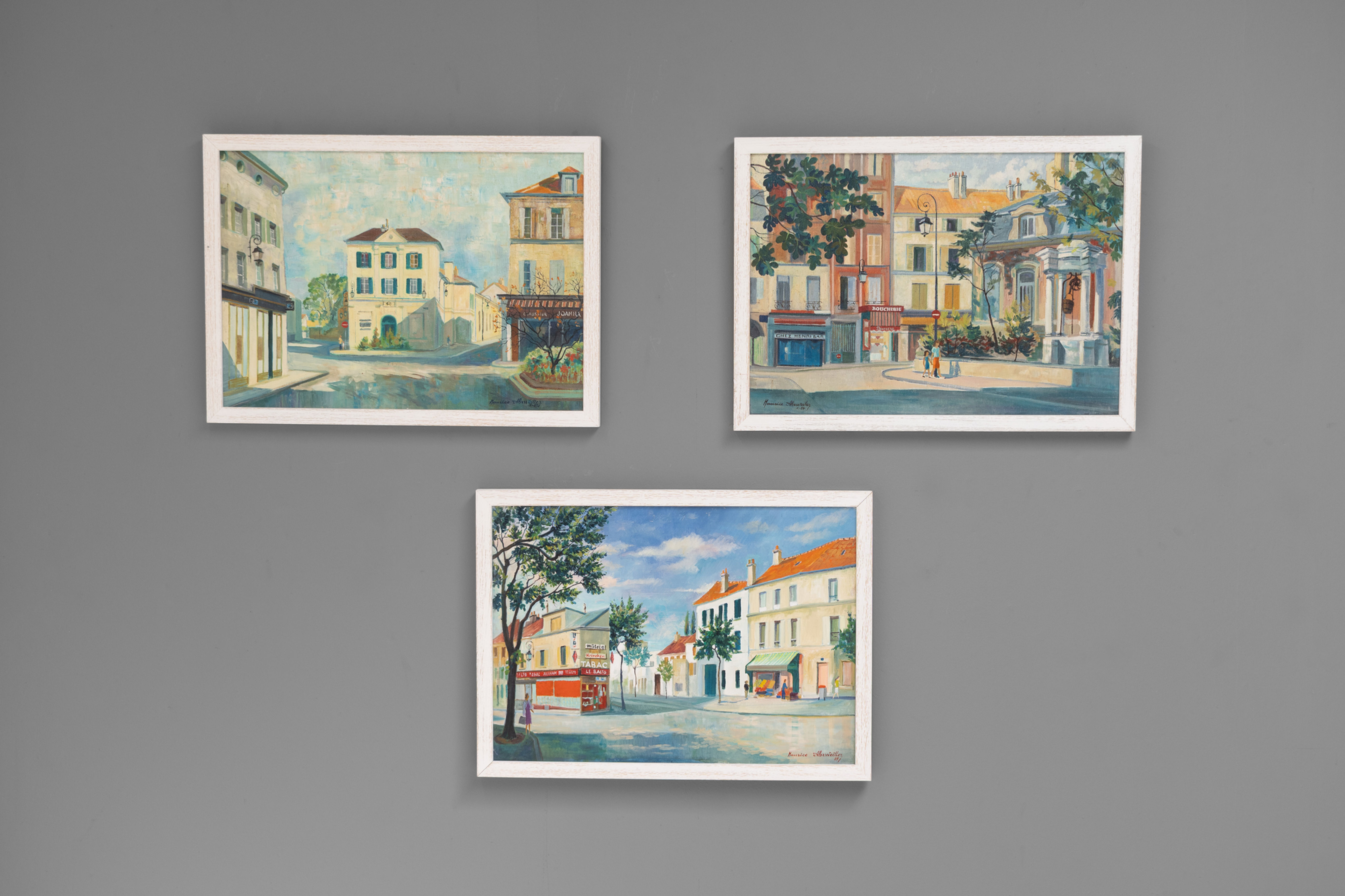 Set of Three Paintings