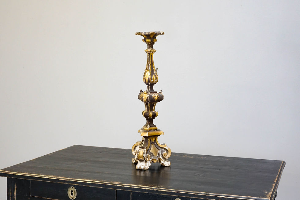 Thumbnail: Large Gilt Candlestand