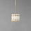 Thumbnail: Crystal & Brass Pendant Pendant Light