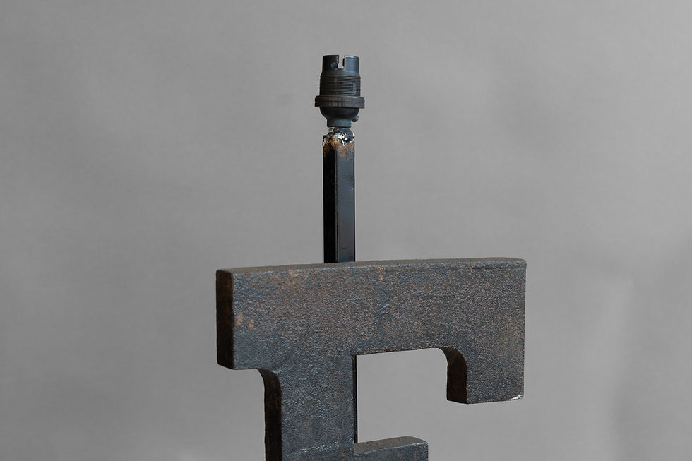 Thumbnail: Cast Iron E Lamp
