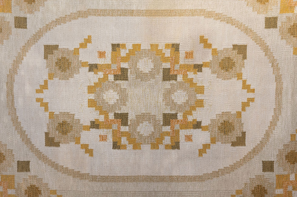 Thumbnail: Large Vintage Swedish Kilim