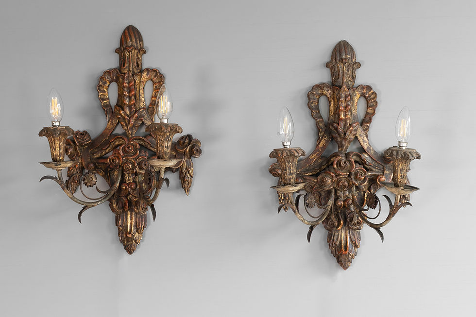 Thumbnail: Pair of Wall Lights