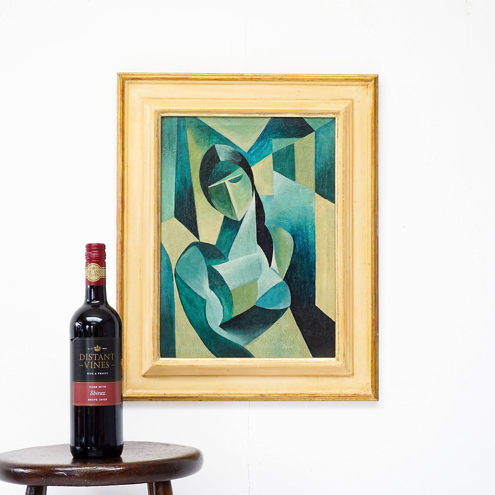 Thumbnail: Cubist Portrait in Blue