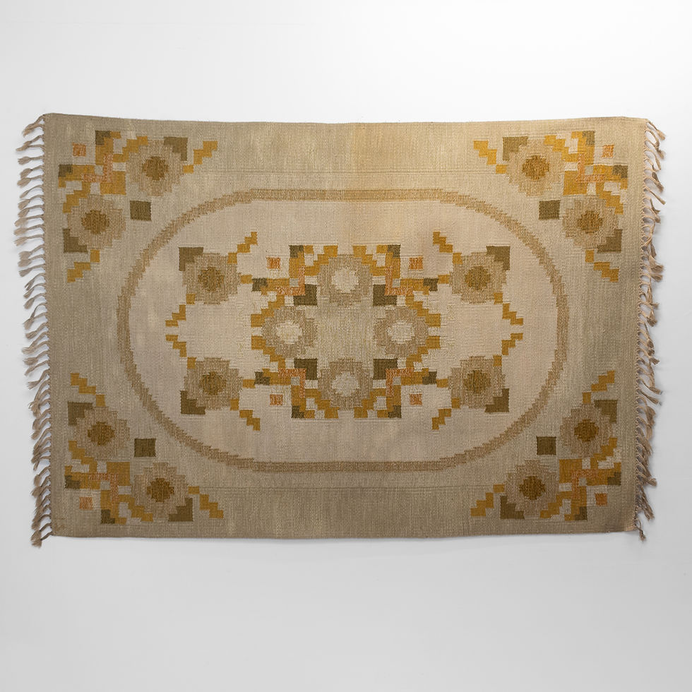Thumbnail: Large Vintage Swedish Kilim