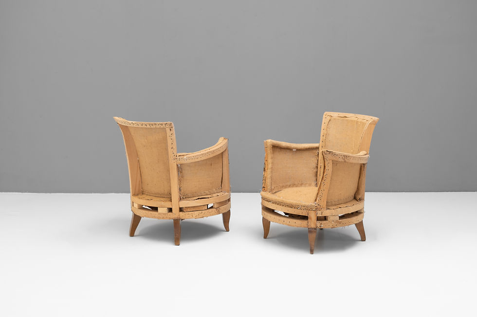 Thumbnail: Pair of Tub Chairs