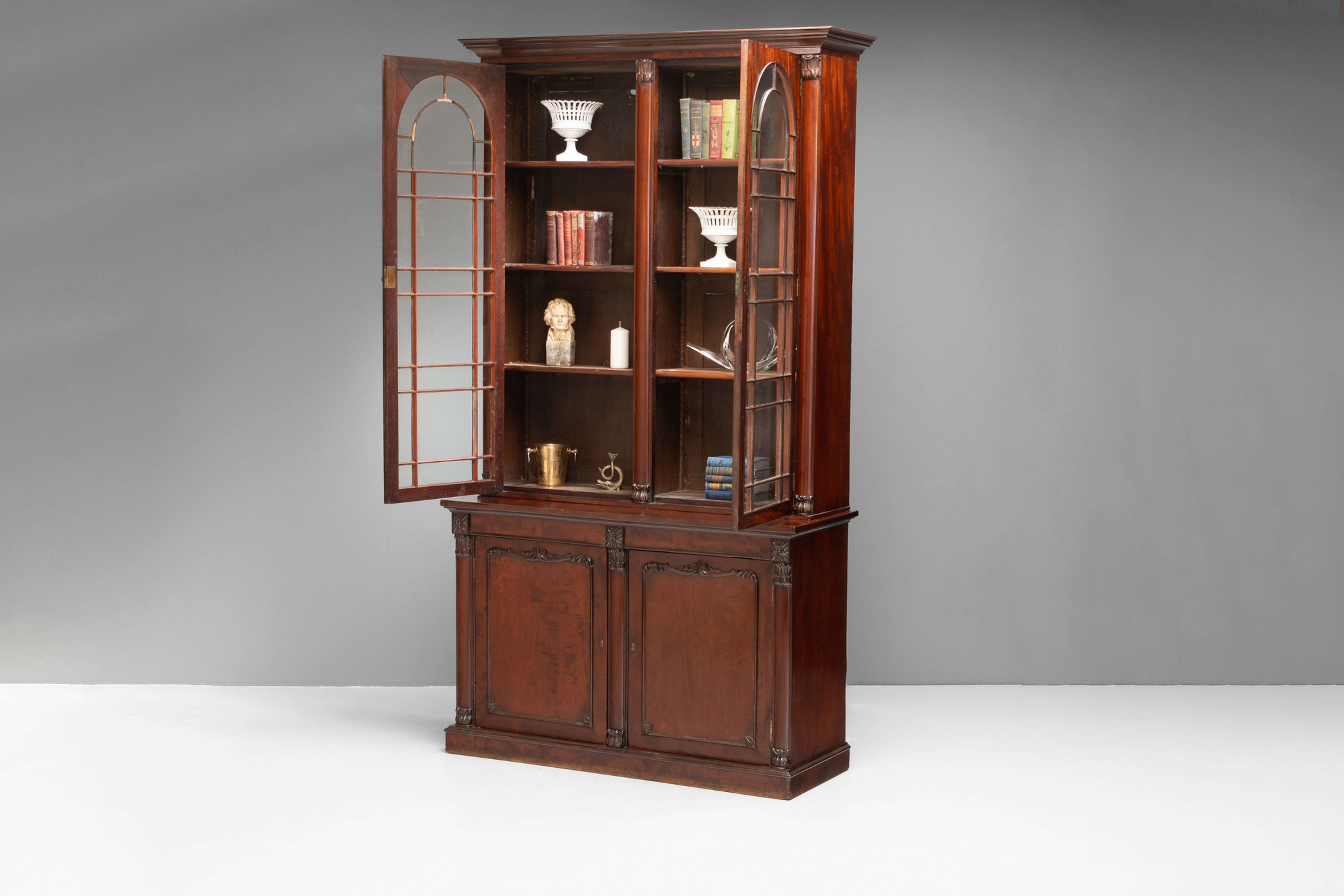Large Mahogany Bookcase