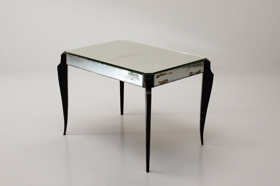 Thumbnail: Near Pair of Mirrored Side Tables