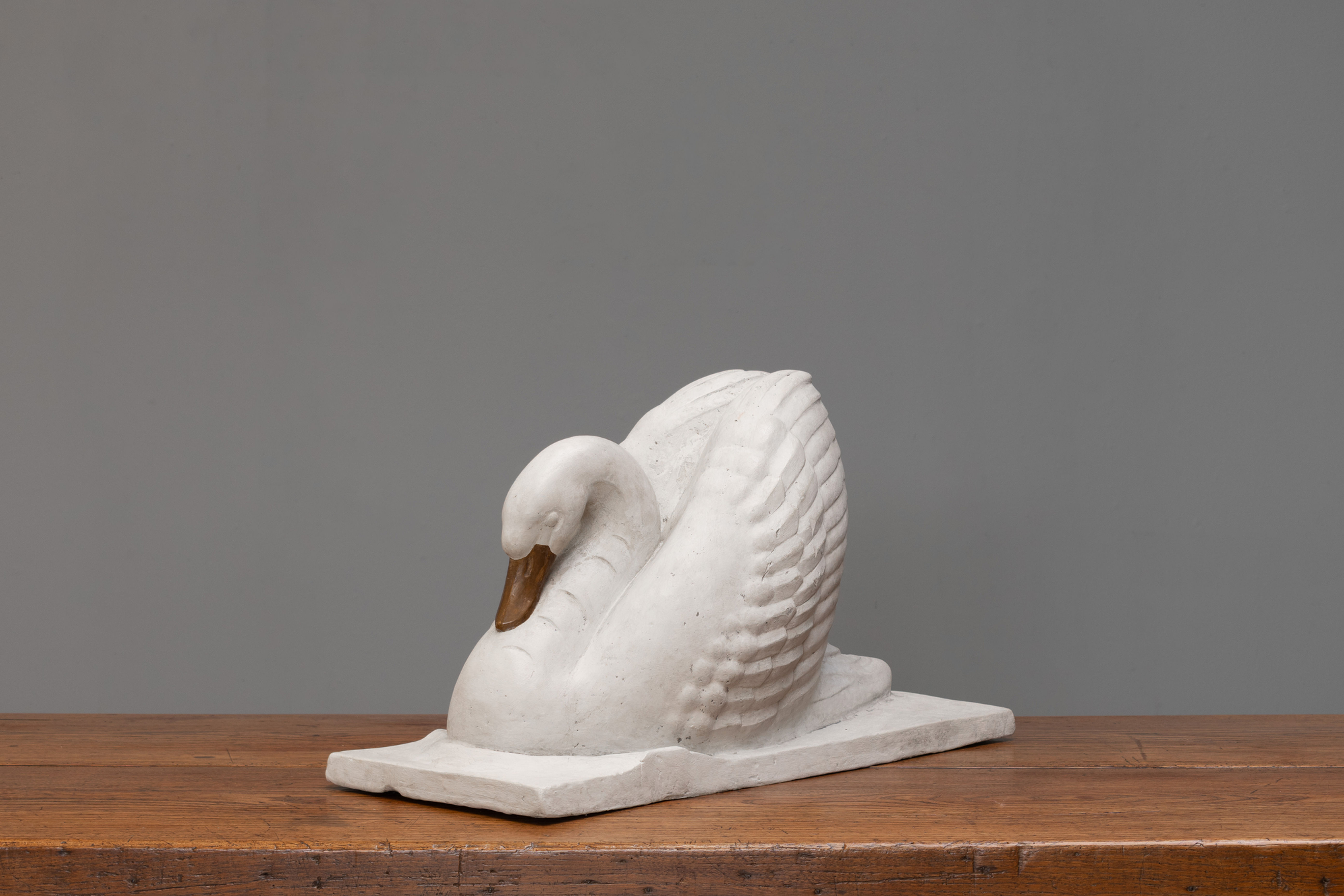 Art Deco Swan Sculpture