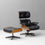 Thumbnail: Mid Century Modern Vintage Eames Style Lounge Chair and Ottoman by Selig