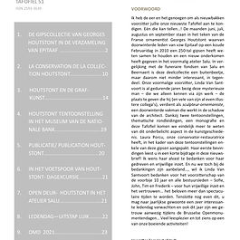 TAFOFIEL 51 onthult de fascinerende wereld van Georges Houtstont, een vergeten ornamentist, met tentoonstellingen en publicaties die zijn invloed op de grafische kunst en architectuur benadrukken. Ontdek de verborgen schoonheid en bijdrage aan onze kunstgeschiedenis!