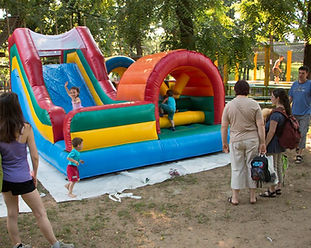 légvár, csúszda, felfújható, combo, slide, akadálypálya