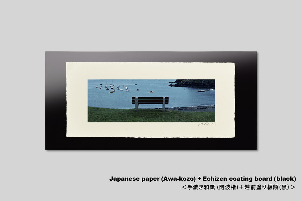 サムネイル： 写真,フランス,インテリアフォト,海,ブルターニュ,手漉き和紙,アート,額入り,ギャラリー,IGREBOW,和モダン,和室,横長,写真販売,写真を飾る,額装,額縁,おしゃれ,プレゼント