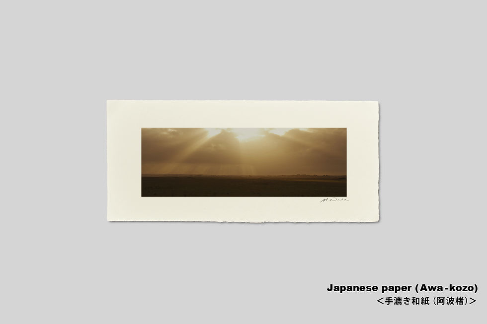 サムネイル： 写真,フランス,インテリアフォト,草原,モンサンミッシェル,手漉き和紙,アート,額入り,ギャラリー,IGREBOW,和モダン,和室,横長,写真販売,写真を飾る,額装,額縁,おしゃれ,プレゼント