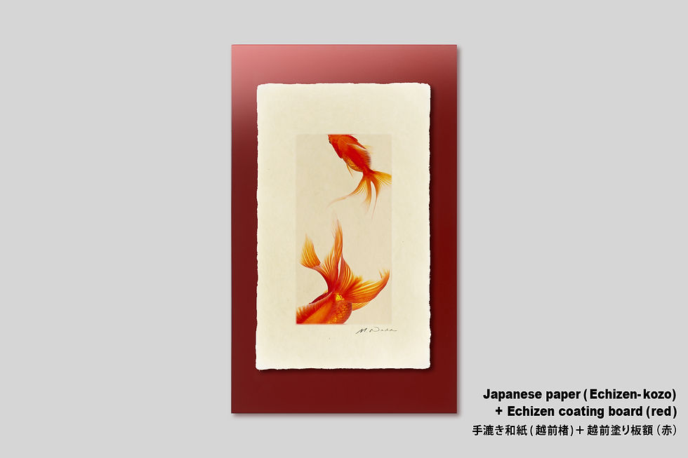 サムネイル： 写真,金魚,アート,インテリア,IGREBOW,手漉き和紙,和風,和モダン,和室,ギャラリー,写真販売,額入り,額装,額縁,プレゼント,新築祝い,GallerySB