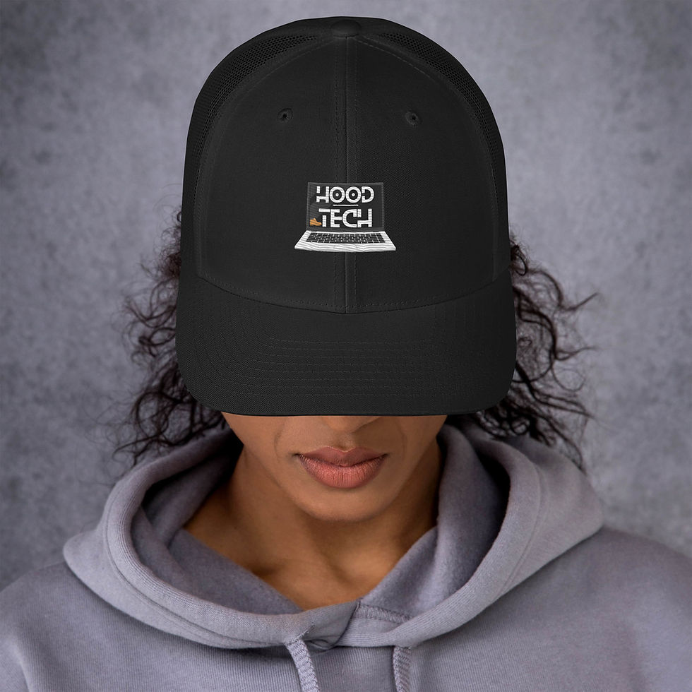 Thumbnail: Hood Tech - Retro Trucker Hat | Yupoong 6606